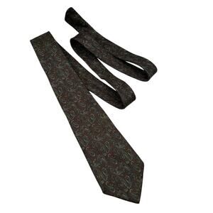 VIntage Christian Dior Paisley Print Silk Tie